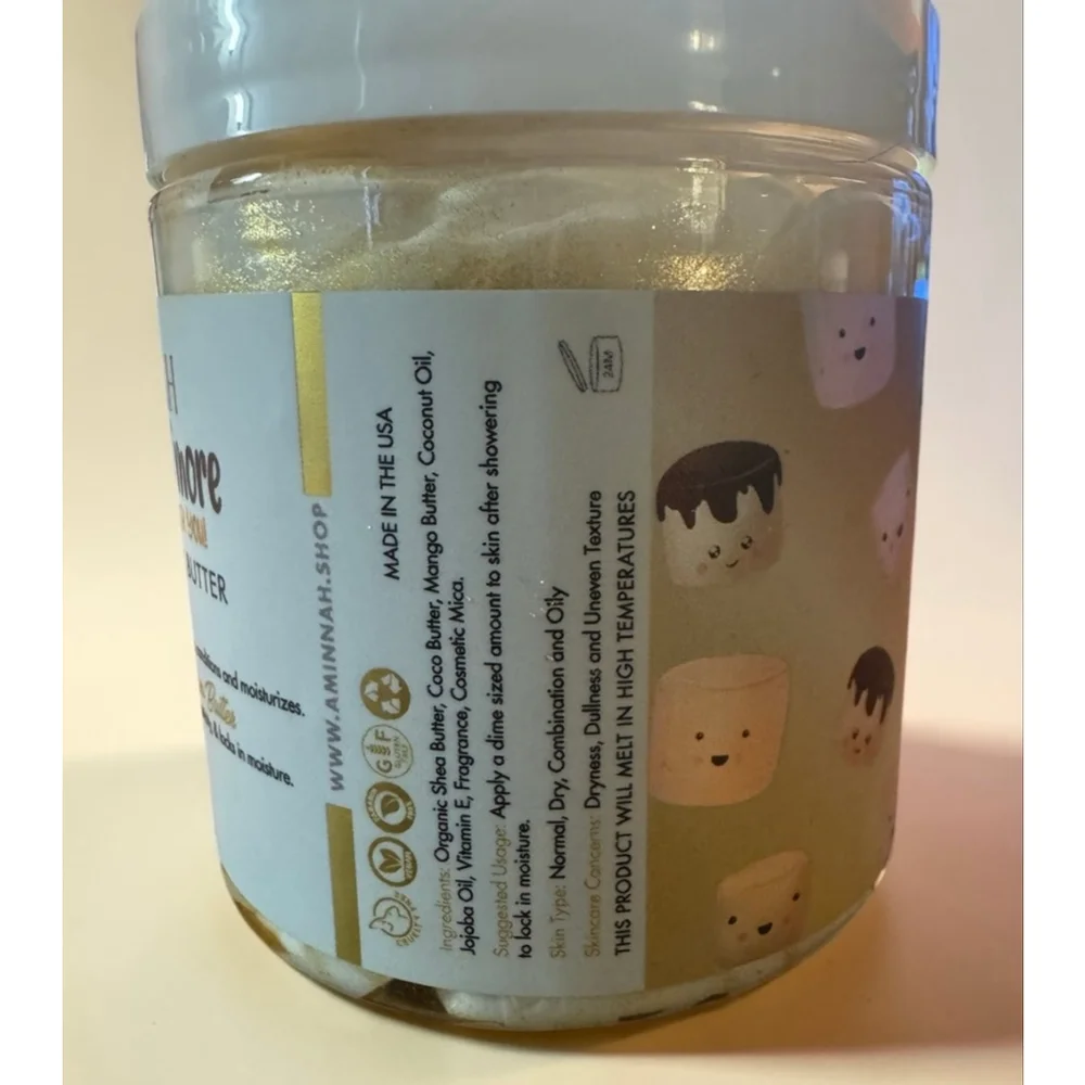Aminnah Whipped Body Butter “Life is S’more Fun with You” - Brand New